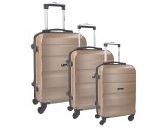 EMPIRE Porto, kofer, set 3 komada, ABS, zlatna