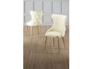 HANAH HOME Set stolica (6 komada) Alpa Cream Gold
