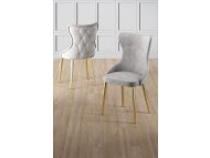 HANAH HOME Set stolica (6 komada) Alpa Grey Gold