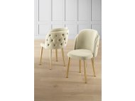HANAH HOME Set stolica (6 komada) Axle Cream Gold