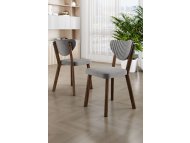 HANAH HOME Set stolica (6 komada) Arfe Grey Brown