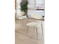 HANAH HOME Set stolica (4 komada) Vina Cream Chrome