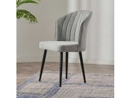 HANAH HOME Set stolica (4 komada) Rubi Grey Black v2