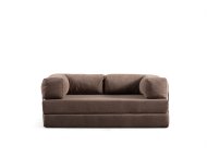 ATELIER DEL SOFA Sofa za 2 sedišta Via Con Brown