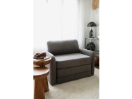 ATELIER DEL SOFA Sofa-krevet sa 1 sedeljkom Nest Grey
