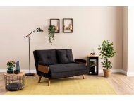 ATELIER DEL SOFA Sofa za 2 sedišta Cosmo 2 Seater Black