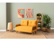 ATELIER DEL SOFA Sofa za 2 sedišta Cosmo 2 Seater Bohemian Mustard