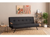 ATELIER DEL SOFA Sofa za 3 sedišta Zven Black