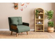 ATELIER DEL SOFA Sofa-krevet sa 1 sedaljkom Cosmo Single Green