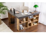 HANAH HOME Radni sto Vesper Anthracite Atlantic Pine