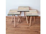 HANAH HOME Set 3 stočića 3Shp117 Green