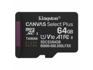 KINGSTON 64GB, MicroSD, Canvas Select Plus (SDCS3/64GBSP)