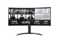 LG 34WR55QK-B UWQHD 100Hz Curved Monitor