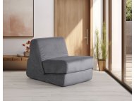 ATELIER DEL SOFA Sofa-krevet sa 1 sedicom Origami Convertable Grey