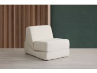 ATELIER DEL SOFA Sofa-krevet sa 1 sedicom Origami Convertable White