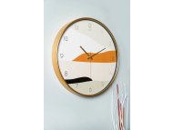 WALLXPERT Dekorativni zidni sat Pinotual