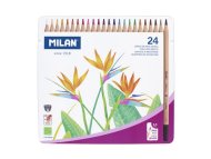 DEXY CO MILAN DRVENE BOJICE 24 KOM METALNA KUTIJA