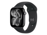 APPLE Watch S11 GPS 46mm Jet Black Aluminium Case with Black Sport Band - S/M (meuw4rk/a)