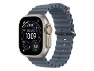 APPLE Watch Ultra 3 Cellular 49mm Natural Titanium Case with Anchor Blue Ocean Band (mewh4se/a)