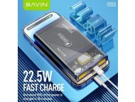 BAVIN Power bank 10 000mAh 22.5W - PC002 crna