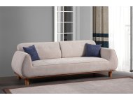 ATELIER DEL SOFA Sofa sa 3 sedišta Drop 3 Seater White