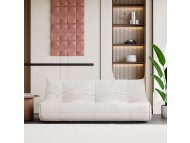 ATELIER DEL SOFA Sofa sa 3 sedišta Bocek White