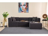 ATELIER DEL SOFA Ugaona sofa Raks Anthracite