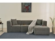 ATELIER DEL SOFA Ugaona sofa Raks Grey