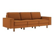ATELIER DEL SOFA Sofa sa 3 sedišta Sparrow Extra 3 Caramel Walnut