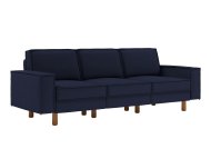ATELIER DEL SOFA Sofa sa 3 sedišta Sparrow Extra 3 Night Blue Walnut