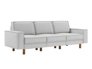 ATELIER DEL SOFA Sofa sa 3 sedišta Sparrow Extra 3 Pebble Walnut
