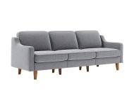 ATELIER DEL SOFA Sofa sa 3 sedišta Robin Extra 3 Fog Grey Walnut