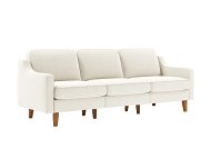 ATELIER DEL SOFA Sofa sa 3 sedišta Robin Extra 3 Milk Froth Walnut
