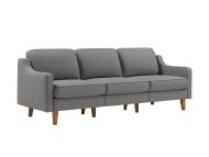 ATELIER DEL SOFA Sofa sa 3 sedišta Robin Extra 3 Obsidian Walnut