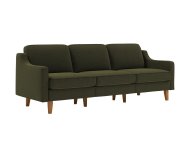 ATELIER DEL SOFA Sofa sa 3 sedišta Robin Extra 3 Oil Green Walnut