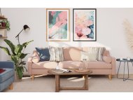 ATELIER DEL SOFA Sofa sa 3 sedišta Robin Extra 3 Salmon Walnut