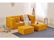 ATELIER DEL SOFA Sofa za 2 sedišta Pirgos Orange