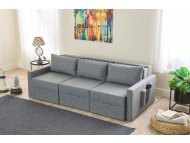 ATELIER DEL SOFA Sofa za 3 sedišta Saros Grey