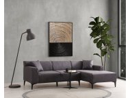 ATELIER DEL SOFA Ugaona sofa New Petra R Corner Anthracite
