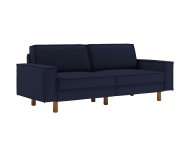 ATELIER DEL SOFA Sofa sa 3 sedišta Sparrow 3 Night Blue Walnut