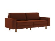 ATELIER DEL SOFA Sofa sa 3 sedišta Sparrow 3 Tile Red Walnut