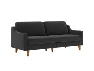 ATELIER DEL SOFA Sofa sa 3 sedišta Robin 3 Night Grey Walnut