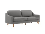 ATELIER DEL SOFA Sofa sa 3 sedišta Robin 3 Obsidian Walnut