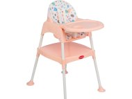 PLAYTIME 614 Stolica za hranjenje 2u1 boja breskve