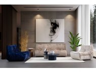 ATELIER DEL SOFA 2-Seat Sofa Bocek Blue