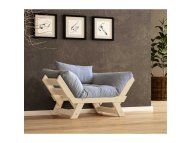 HANAH HOME Garden 1-Seat Sofa Prirodno Grei CPT8143 140