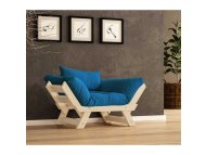 HANAH HOME Garden 1-Seat Sofa Prirodno Plava CPT8146 140