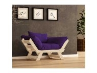 HANAH HOME Garden 1-Seat Sofa Prirodno Ljubičasta CPT8147 140