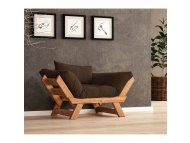 HANAH HOME Garden 1-Seat Sofa Braon CPT8154 140