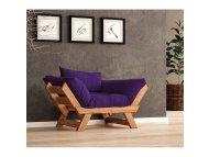 HANAH HOME Garden 1-Seat Sofa Ljubičasta CPT8157 140